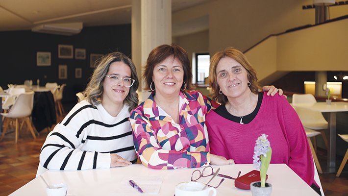 D'esquerra a dreta; Susanna, Yolanda i Janina