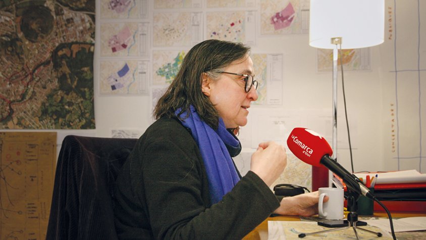 L'arquitecta responsable del projecte de regeneració del nucli antic d'Olot, Itziar González