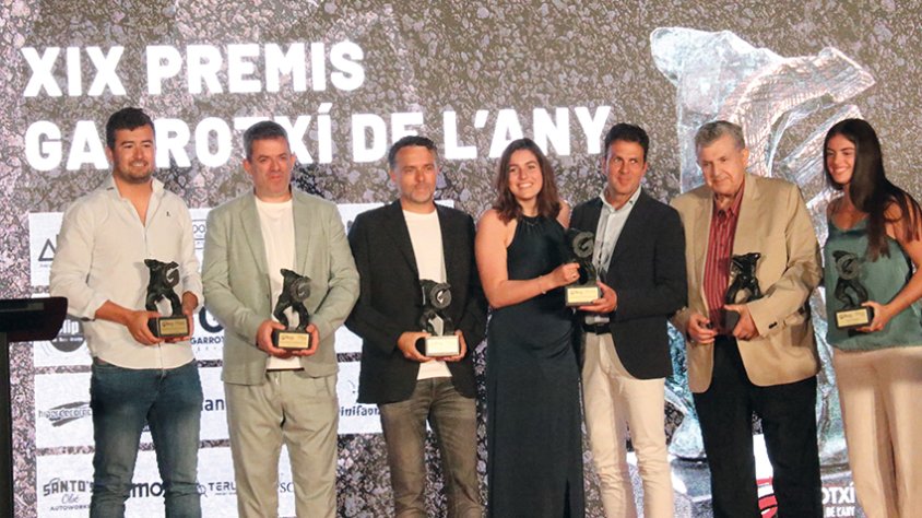 Guardonats a la gala Premis Garrotxí de l'Any celebrada als paratges de Ca La Deu