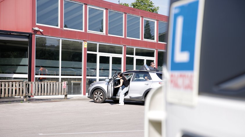 El punt de trobada per fer els exàmens de circuit i de circulació de les autoescoles garrotxines és a Begudà