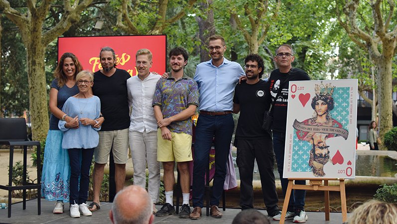 Presentació del cartell i la programació musical de les Festes del Tura 2025 a la plaça Clarà.