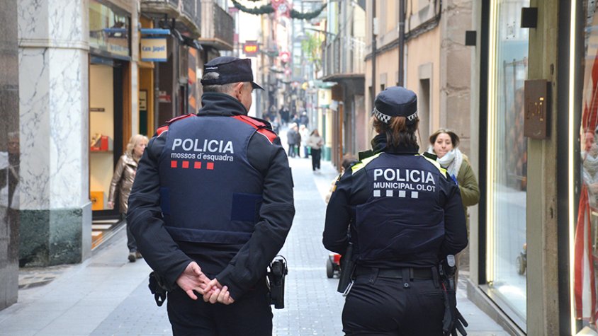 La criminalitat a Olot baixa un 7,8% durant el 2025, el descens més important de l'última dècada i recuperant nivells prepandèmics.